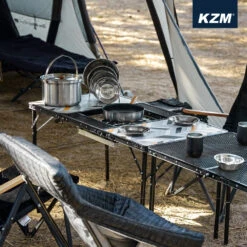 KZM Connect 3 Folding BBQ Table 16 KZM Connect 3 Folding BBQ Table -Camping And Hiking K22T3U02 1000 4