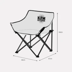 KZM Signature Cooing Chair -Camping And Hiking K9T3C002BK 4