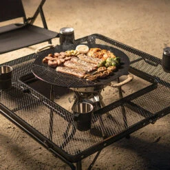 KZM Iron Mesh Fireplace Table II 22 KZM Iron Mesh Fireplace Table II -Camping And Hiking K9T3U012 12