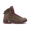 LOWA Renegade GTX MID Ws Espresso/Berry -Camping And Hiking LOWA RENEGADE GTX C2 AE MID Ws 4.5 EXPRESSO BERRY