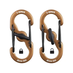 Nite Ize S-Biner® MicroLock® Aluminum - 5 Pack Coyote 10 Nite Ize S-Biner® MicroLock® Aluminum - 5 Pack Coyote -Camping And Hiking LSBMA 29BG 5R7 4