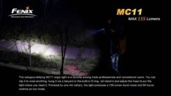 Fenix MC11 Anglelight Black Upgraded Version 155 Lumens -Camping And Hiking MC11 2 34871 64017.1443047020