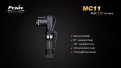 Fenix MC11 Anglelight Black Upgraded Version 155 Lumens -Camping And Hiking MC11 3 71839 58210.1443047020