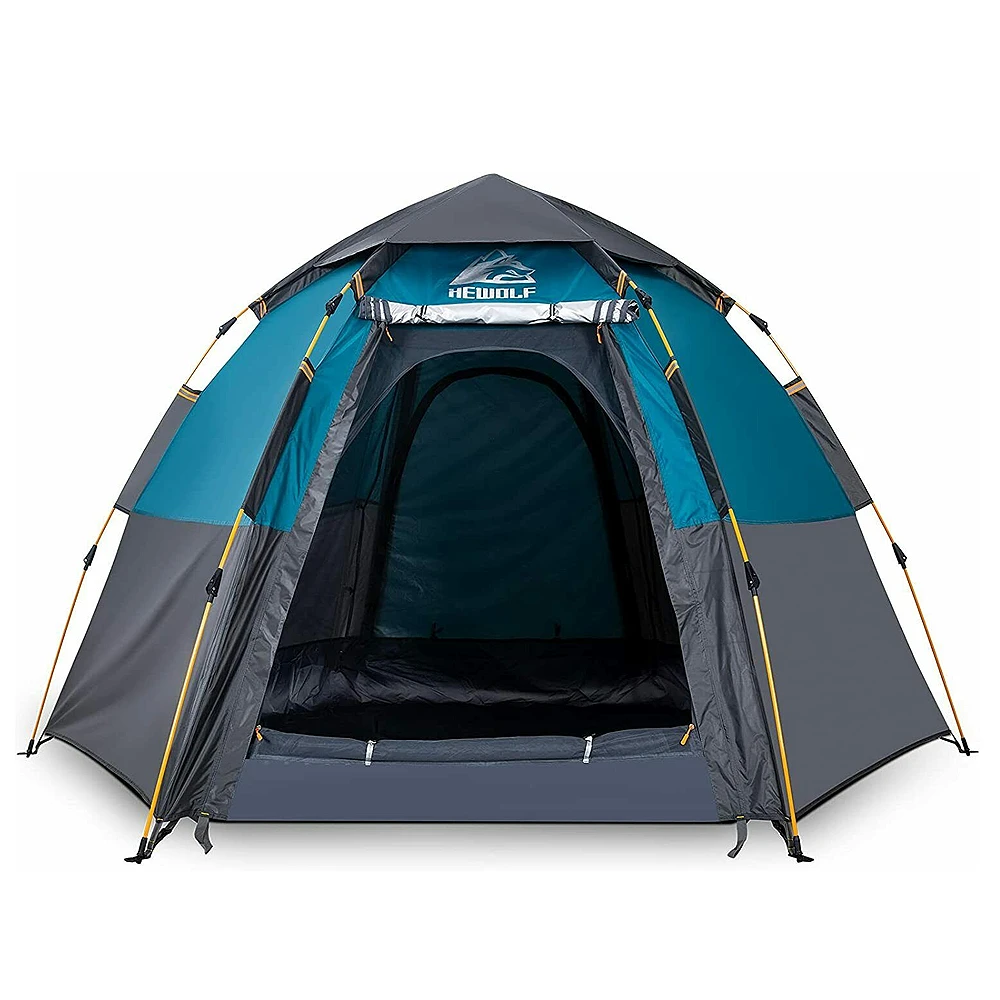 Hewolf 3-5 Person Automatic System Large Outdoor Camping Tent 4 Hewolf 3-5 Person Automatic System Large Outdoor Camping Tent - Image 2