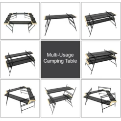 Camp Leader Portable And Multiple Function BBQ Table -Camping And Hiking MON24 2 jpg