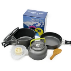 Camp Leader Camping Cookset 2-3 Person 10 Camp Leader Camping Cookset 2-3 Person -Camping And Hiking MON43 5