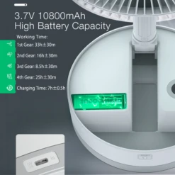 P10 Folding Retractable Camping Fan - Black 21 P10 Folding Retractable Camping Fan - Black -Camping And Hiking P10 10 600x600 4eed2f83 43b3 4c53 8899 d8fae3424e1c