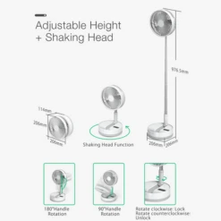 P10 Folding Retractable Camping Fan - Black 18 P10 Folding Retractable Camping Fan - Black -Camping And Hiking P10 8 600x600 afca051b a276 4d41 bb55 f40e11608fa4