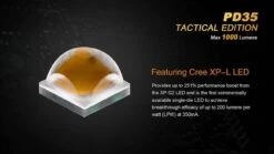 Fenix PD35 TAC Tactical Edition Flashlight 1000 Lumen -Camping And Hiking PD35TAC 4 11154 93281.1443049951.1280.1280 63433.1496251432