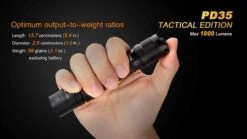 Fenix PD35 TAC Tactical Edition Flashlight 1000 Lumen -Camping And Hiking PD35TAC 5 72699 49879.1443049951.1280.1280 37773.1496251449