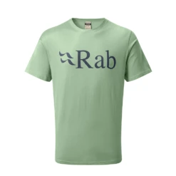 Rab Stance Logo SS Tee Men's Silverpine S -Camping And Hiking QCB 08 SI 02