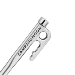 Campingmoon 8 Pieces Tent Pegs Silver - 20CM -Camping And Hiking R20 8 3