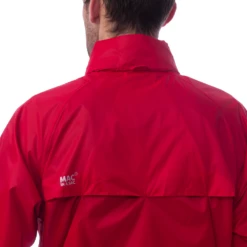 Mac In A Sac Origin Unisex Waterproof 7000mm Packable Jacket -Camping And Hiking Red 9