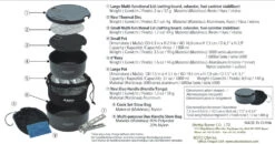 Soto Navigator Cookware System 15 Soto Navigator Cookware System -Camping And Hiking SOD 501 10