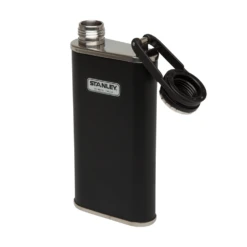 Stanley Classic Easy Fill 8oz Wide Mouth Flask -Camping And Hiking STANLEY ClassicSSMatteBlack8oz2