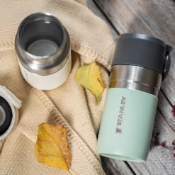 Stanley Go Slim Vacuum Bottle 9.5oz - Matte Black 13 Stanley Go Slim Vacuum Bottle 9.5oz - Matte Black -Camping And Hiking Stanley Aida 4