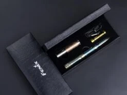 Fenix T5Ti Tactical Pen Halberd And F15 Flashlight Set Grey -Camping And Hiking T5TiF15 GiftSet