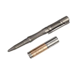 Fenix T5Ti Tactical Pen Halberd And F15 Flashlight Set Grey -Camping And Hiking T5TiF15 Gray