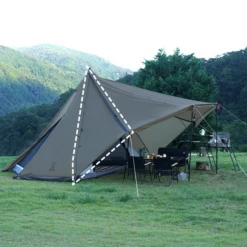 DoD Yadokari Tent -Camping And Hiking T6 662 GY 4 600x600 11d18d0d b56c 4376 8a25 bb6a1915dd48