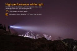 Fenix TK25 LED Flashlight RB Version Black -Camping And Hiking TK25RB Hunting Flashlight White Light