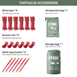 Etrol Flying Squirrel Rainfly Tarp -Camping And Hiking TM LJ 32 Ge 06 ddab9b9b 732f 4a96 ac9b abd35a39810e