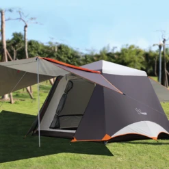 Vidalido Large Instant Cabin Tent Plus - White Coffee -Camping And Hiking TT 091