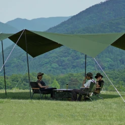 DoD Cheese Tarp M - Khaki 14 DoD Cheese Tarp M - Khaki -Camping And Hiking TT10 739 KH 2