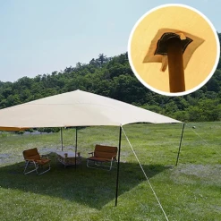 DoD Cheese Tarp M - Khaki 16 DoD Cheese Tarp M - Khaki -Camping And Hiking TT10 739 KH 7