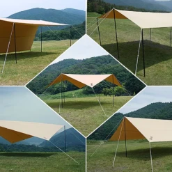 DoD Cheese Tarp M - Khaki 17 DoD Cheese Tarp M - Khaki -Camping And Hiking TT10 739 KH 8