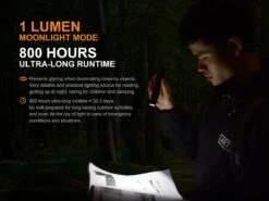 Fenix UC35 V2.0 XP-L HI V3 USB Rechargeable LED Flashlight -Camping And Hiking UC35 V2 flashlight Moonlight