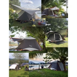 Vidalido Auto Tent - Coffee -Camping And Hiking VIDALIDOAUTOTENCOFFEE 06