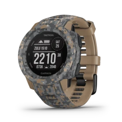 Garmin Instinct Tactical Camo GPS Smartwatch -Camping And Hiking instinct tractical camo tan image 01