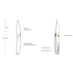 Ruike P661-B Knife -Camping And Hiking p661 3