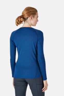 Rab Forge Long Sleeve Tee Women's - Blueprints -Camping And Hiking qbu 86 pic02