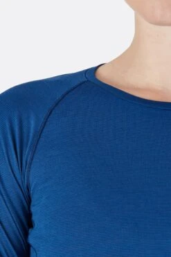 Rab Forge Long Sleeve Tee Women's - Blueprints -Camping And Hiking qbu 86 pic03