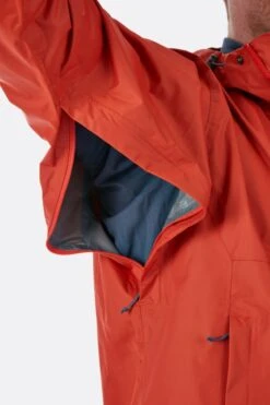 Rab Downpour Jacket - Firecracker -Camping And Hiking qwf 61 pic05