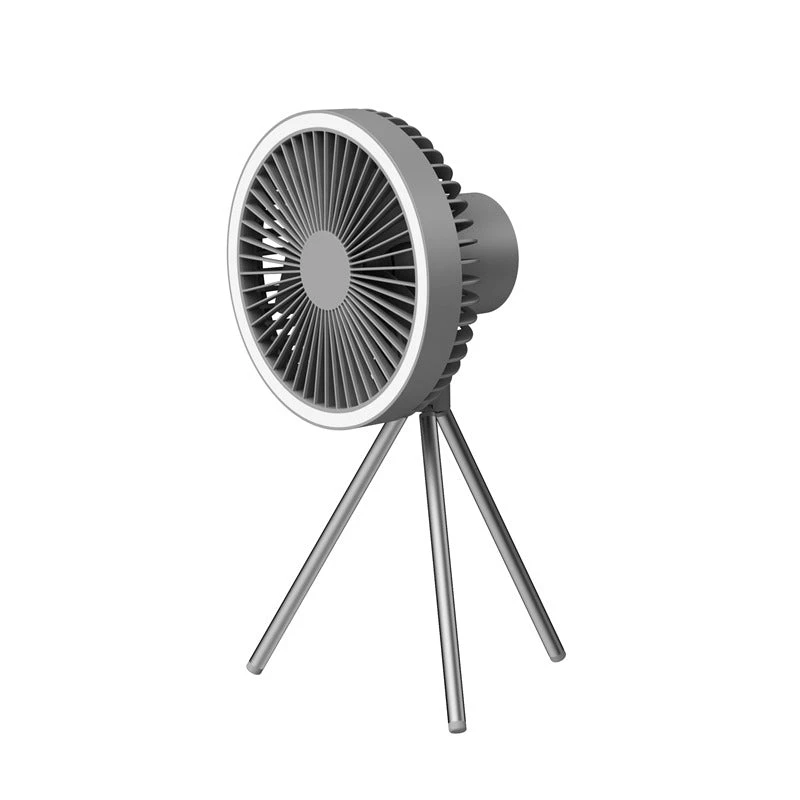 Tripod Fan With White Ring Light USB Rechargeable 7 Tripod Fan With White Ring Light USB Rechargeable - Image 5