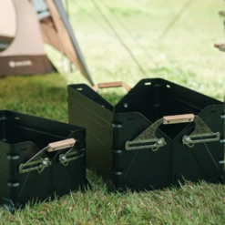 Snow Peak Stacking Shelf Container 50 Black Limited Edition -Camping And Hiking snowpeak2