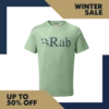 Rab Stance Logo SS Tee Men's Silverpine S -Camping And Hiking winter sale frame 50