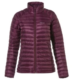 Rab Microlight Jacket Women's - Eggplant -Camping And Hiking womens microlight jacket eggplant QDA 95 EG