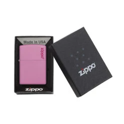 Zippo 238ZL Pink Matte With Zippo Logo - Refillable Windproof Lighter -Camping And Hiking zippo 238zl 3